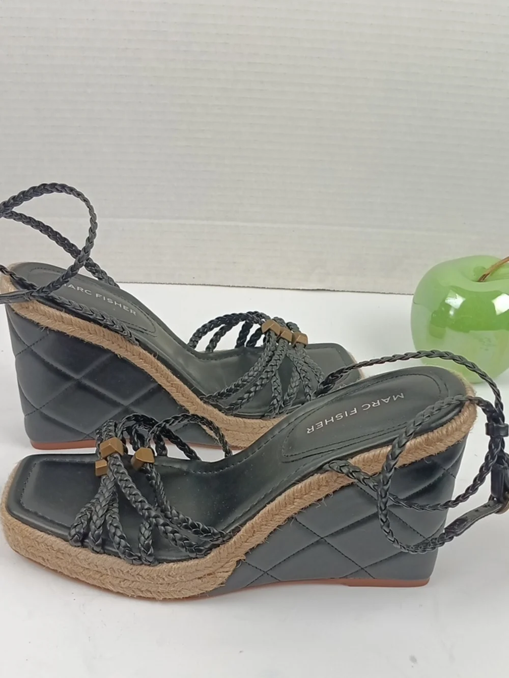 Marc Fisher braided leather